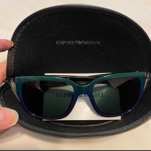Emporio Armani Blue/Green Fashion Sunglasses